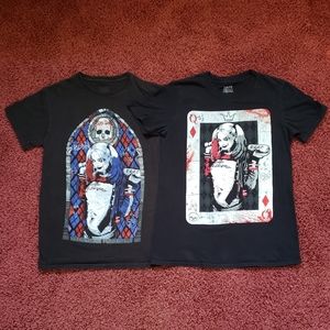 Bundle of 2 "Harley Quinn" Suicide Squad T-Shirts